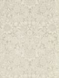 Morris & Co. Pure Sunflower Wallpaper, Chalk / Silver DMPU216049