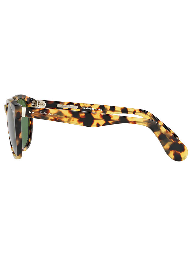 Ralph Lauren RL8146 Oval Sunglasses, Light Havana