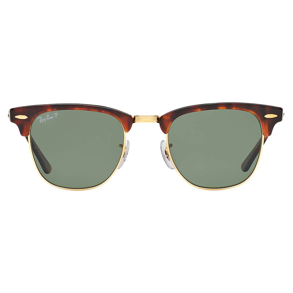 Buy Ray-Ban RB3016 Men's Polarised Clubmaster Sunglasses Online at johnlewis.com