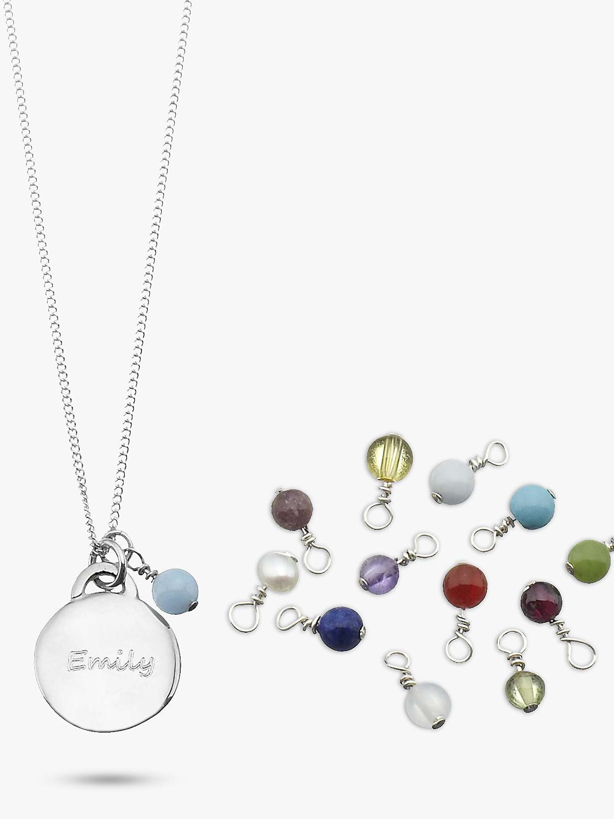 Buy Under the Rose Personalised Birthstone Pendant Necklace Online at johnlewis.com
