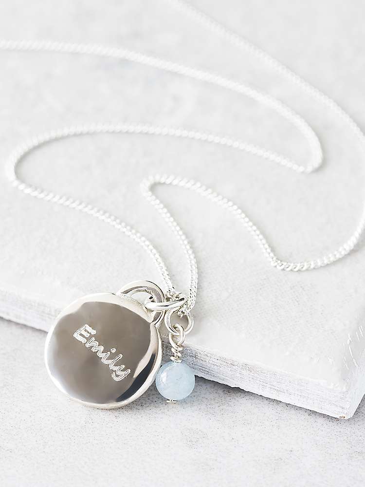 Buy Under the Rose Personalised Birthstone Pendant Necklace Online at johnlewis.com