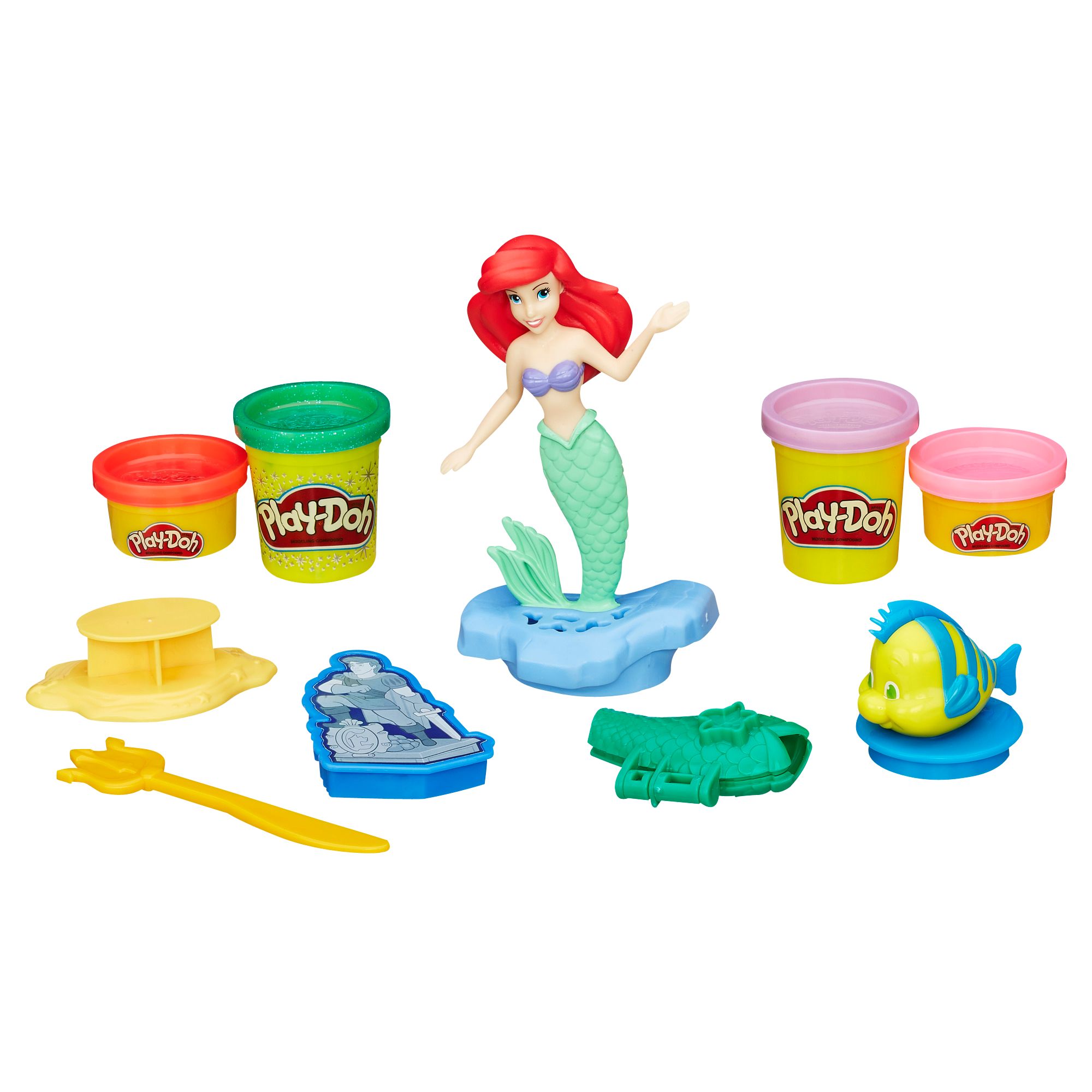 ariel mermaid play doh