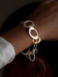 Nina B Open Link Bracelet, Silver/Gold