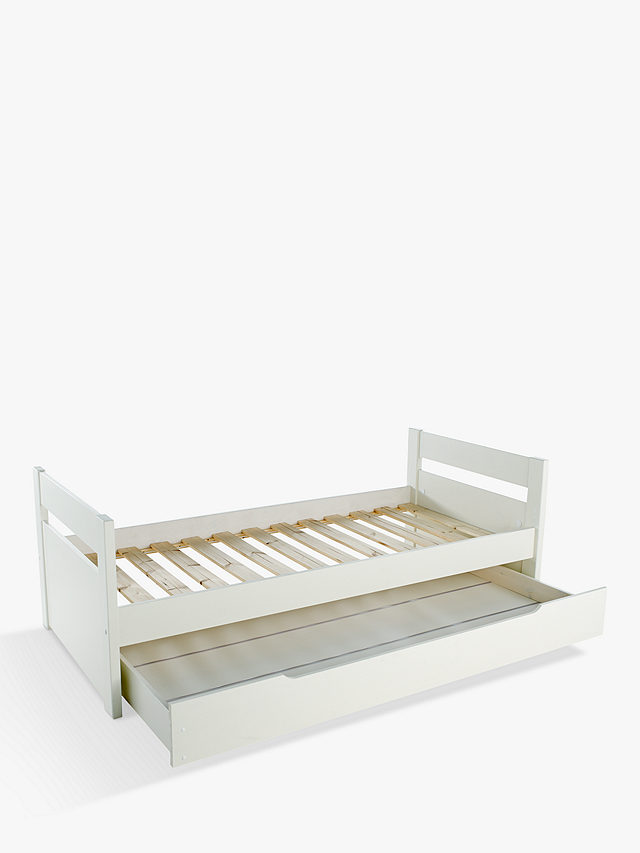 Stompa Originals Guest Bed Frame and Trundle, Extra Long Single, White