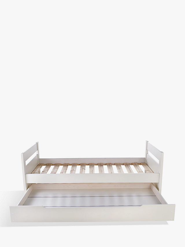 Stompa Originals Guest Bed Frame and Trundle, Extra Long Single, White