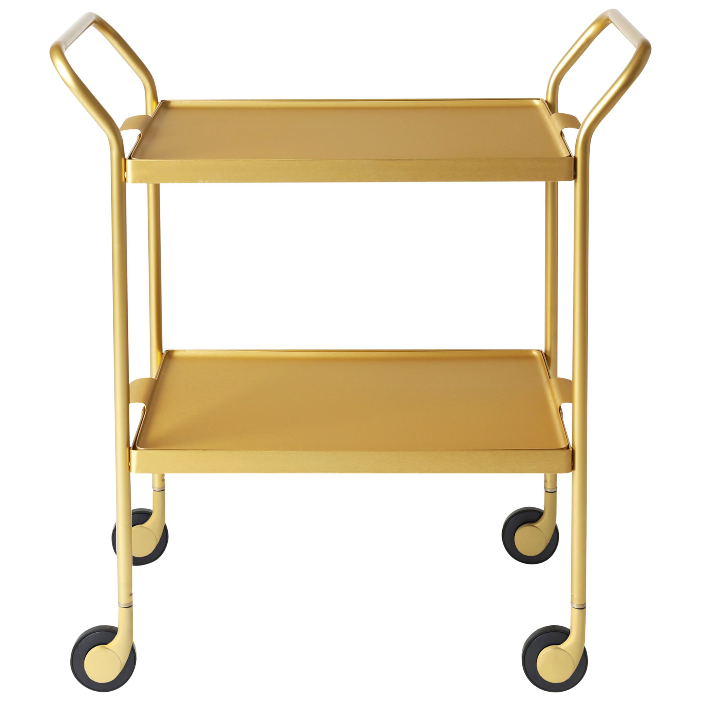 Kaymet Modern Tea Trolley with 2 Trays, 35cm at John Lewis & Partners