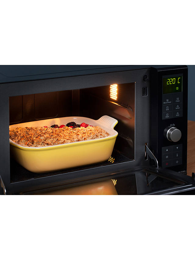 Buy Panasonic NN-DF386BBPQ Freestanding 3-in-1 Combination Microwave Oven with Grill, Black Online at johnlewis.com