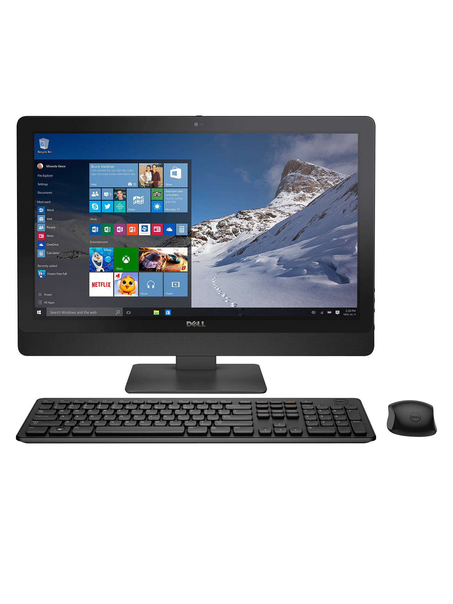 Dell Inspiron 23 5000 Series All-in-One Desktop PC, Intel ...