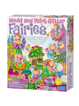 Mould & Paint Glitter Fairies Kit