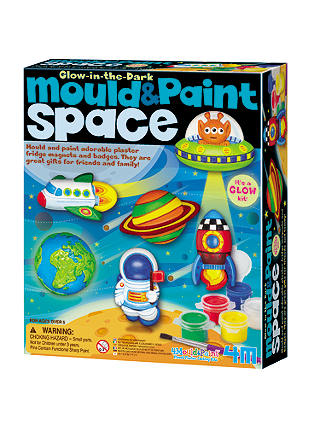 Mould & Paint Glow In The Dark Space Kit