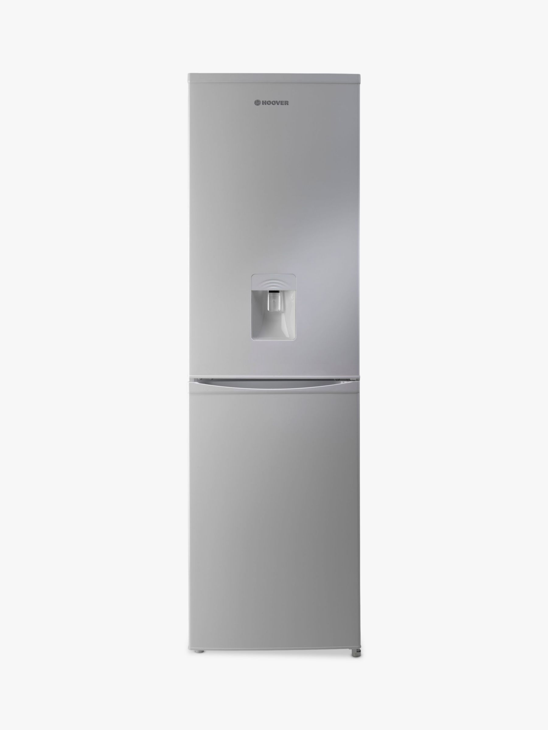 Hoover HVBF5182AWK Freestanding Frost Free Fridge Freezer, A+ Energy Rating, 55cm Wide, Silver