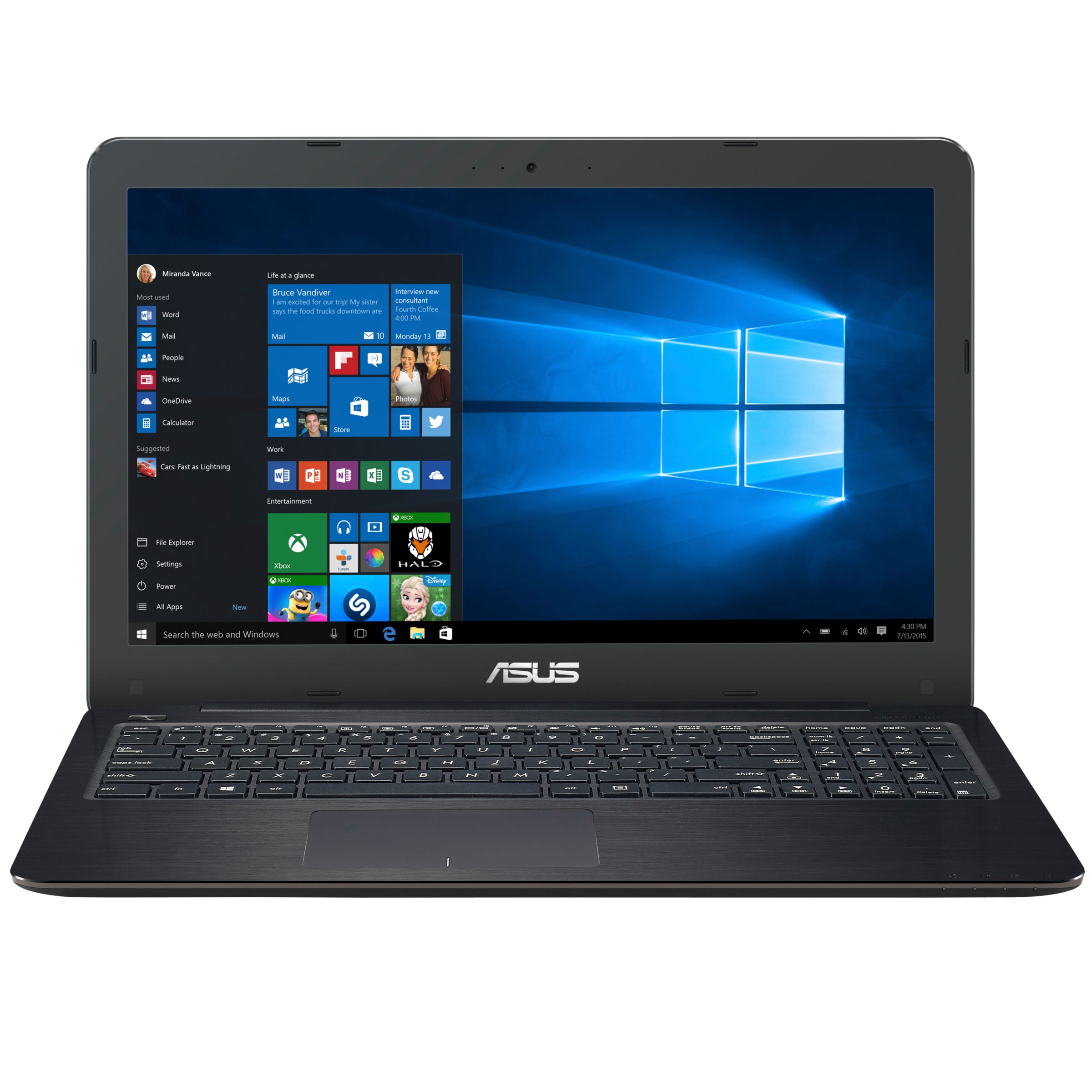 ASUS X556UA Laptop, Intel Core i7, 8GB RAM, 1TB, 15.6