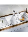 BLANCO Metra 8 S Composite Granite 1.5 Bowl Inset Kitchen Sink, Tartufo