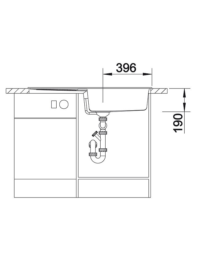 BLANCO Metra XL 6 S Single Bowl Inset Composite Granite Kitchen Sink, Alu Metallic