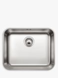 BLANCO Supra 500-U Single Bowl Undermounted Kitchen Sink, Stainless Steel