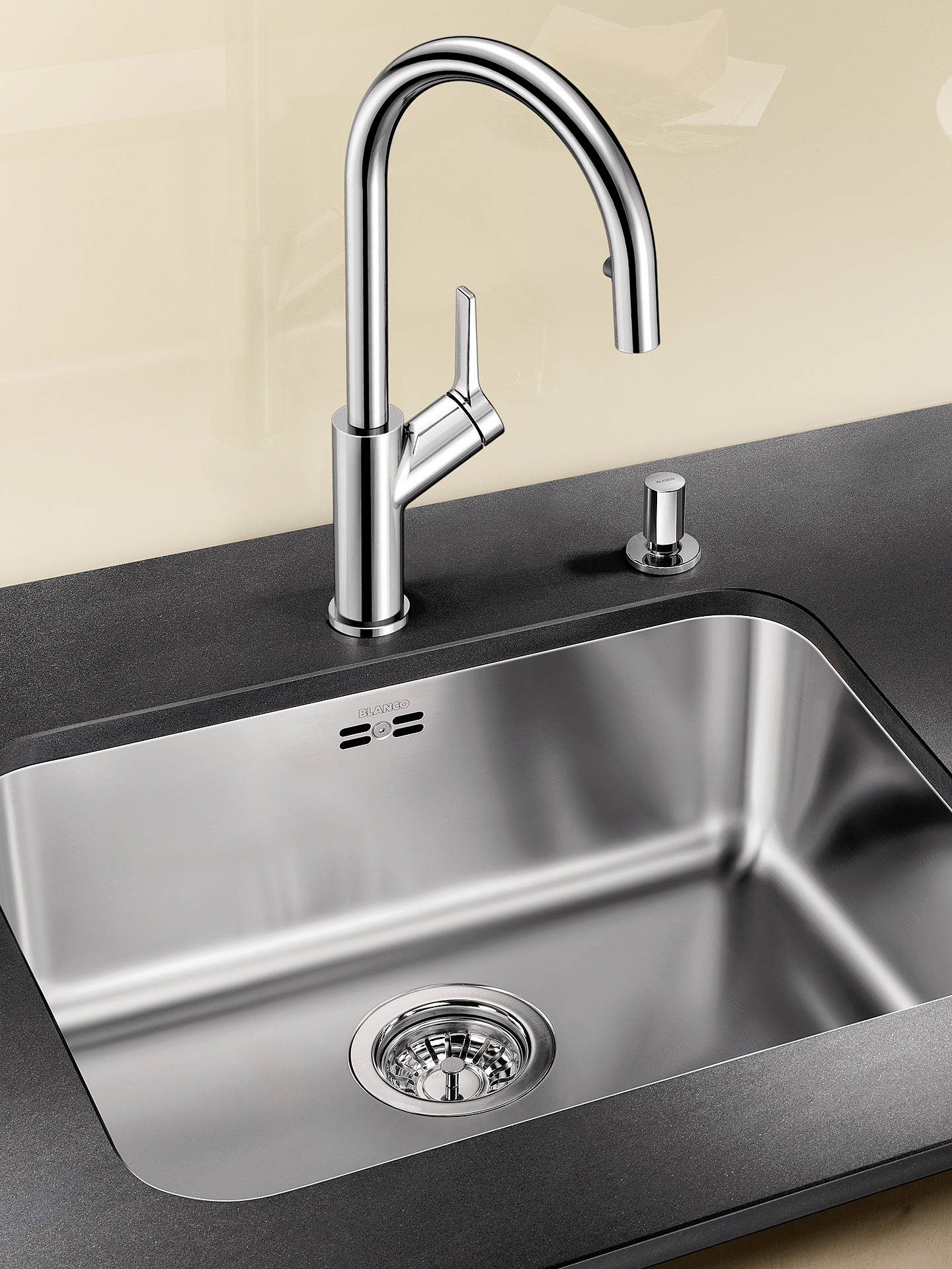 Blanco Supra 500 U Single Bowl Undermounted Kitchen Sink Stainless Steel