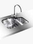 Blanco Supreme 533-U 1.5 Undermounted Kitchen Sink with Left Hand Bowl, Stainless Steel