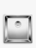 BLANCO Andano 400-U Single Bowl Undermounted Kitchen Sink, Stainless Steel