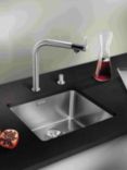 BLANCO Andano 450-U Single Bowl Undermounted Kitchen Sink, Stainless Steel