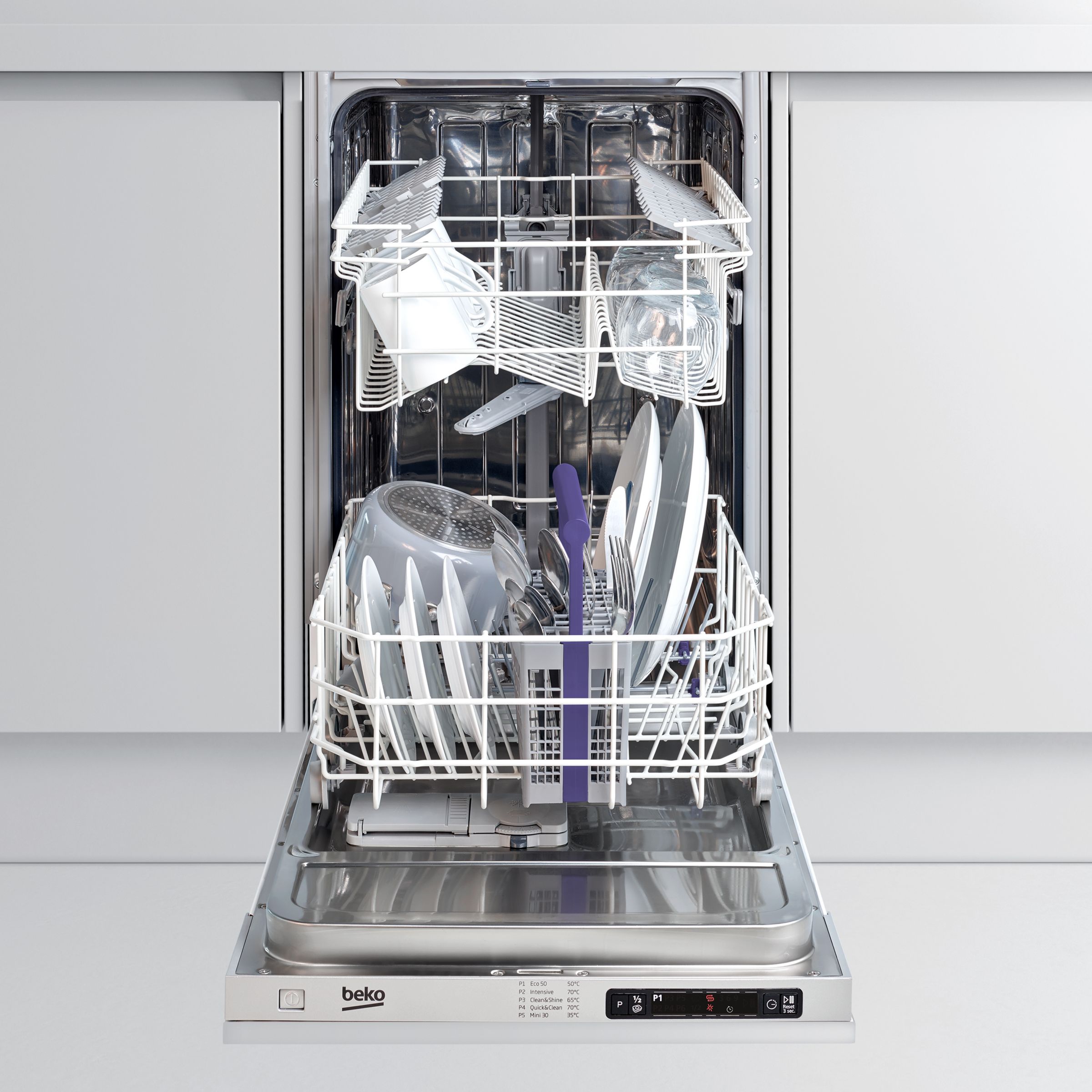 integrated slimline dishwasher