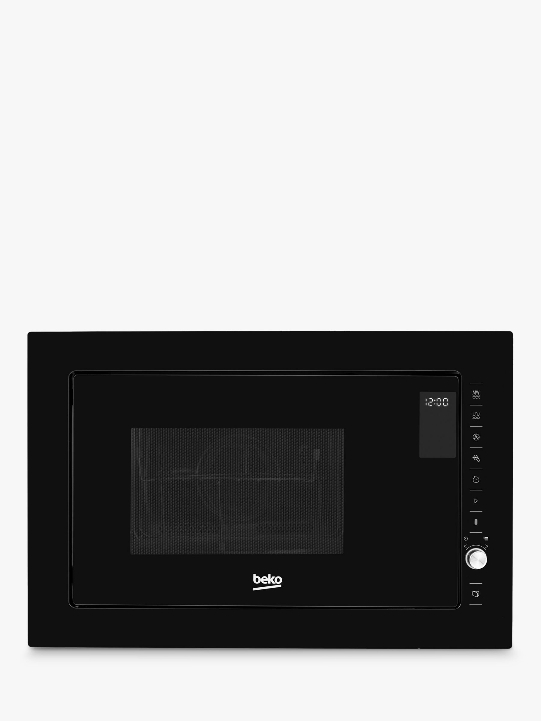 Buy Beko MCB25433BG Built-In Microwave Oven with Grill, Black | John Lewis
