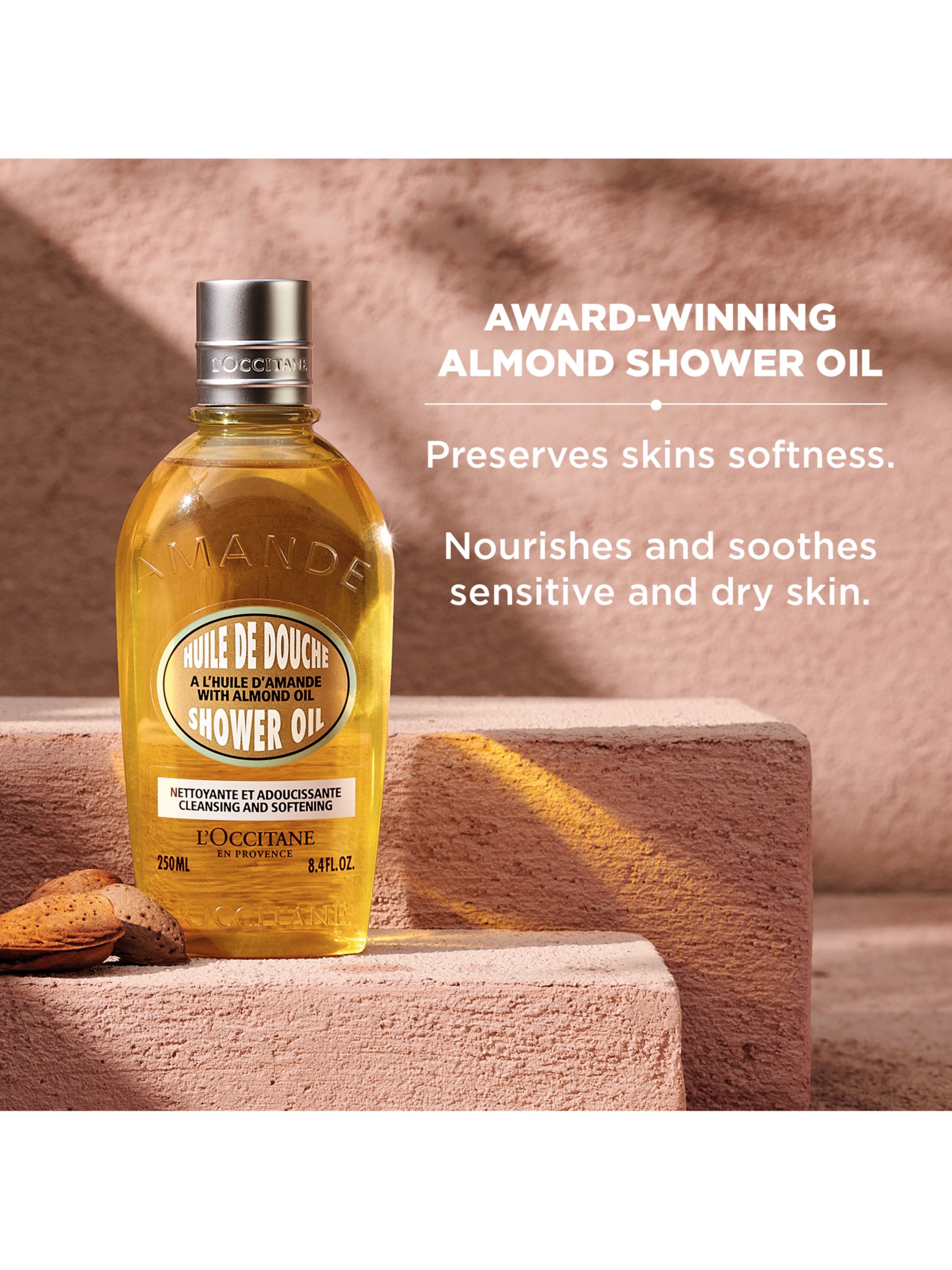 L'OCCITANE Almond Shower Oil, 250ml