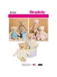 Simplicity Teddy Sewing Pattern, 8155