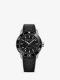 Raymond Weil 2760-SR1-20001 Men's Freelancer Automatic Date Rubber Strap Watch, Black