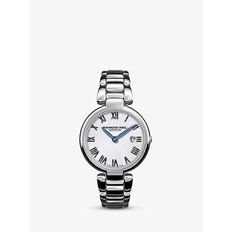 Buy Raymond Weil 1600-ST-00659 Women's Shine Date Bracelet Strap Watch ...