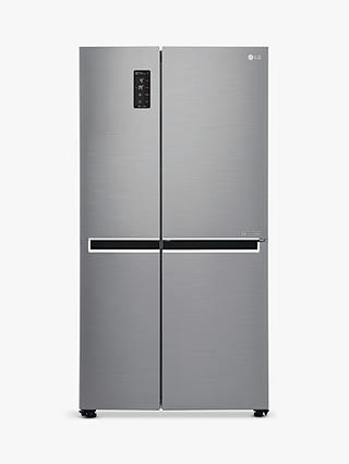 LG GSB760PZXV Freestanding 70/30 American Fridge Freezer, Silver