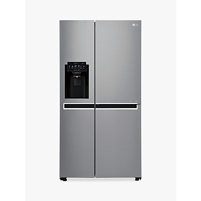 LG GSL760PZXV American Style Fridge Freezer, A+ Energy Rating, 90cm Wide, Silver