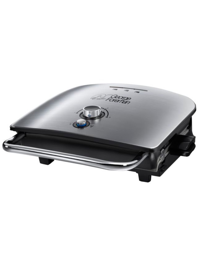 George Foreman Family 5 Portion Silver Grill and Melt Advance