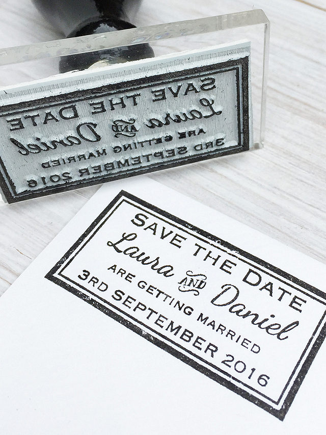 StompStamps Decorative Save The Date Stamp