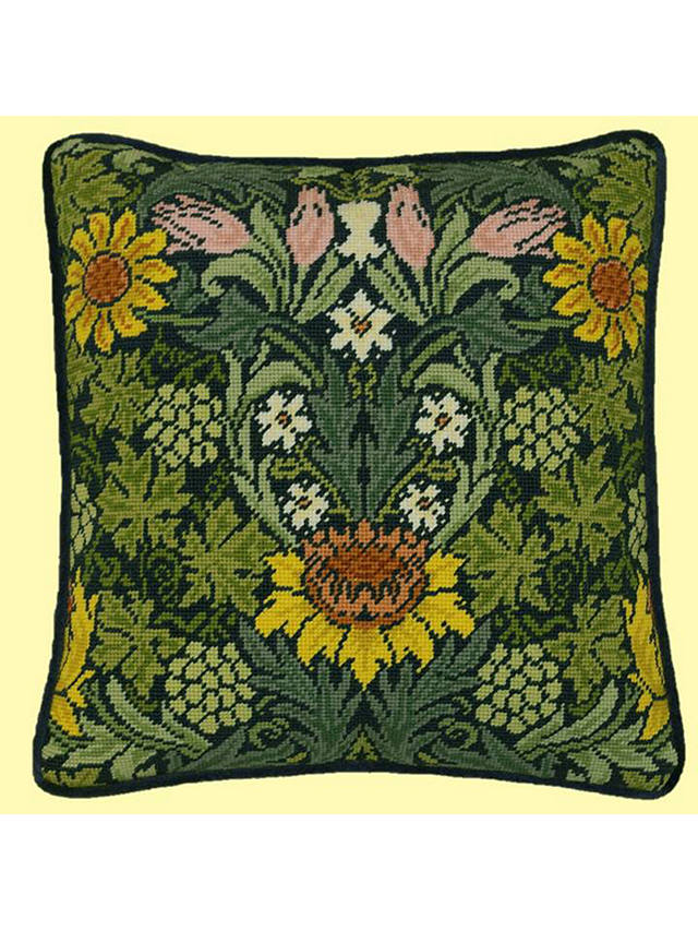 Bothy Threads William Morris Sunflowers Printed Canvas Tapestry Kit