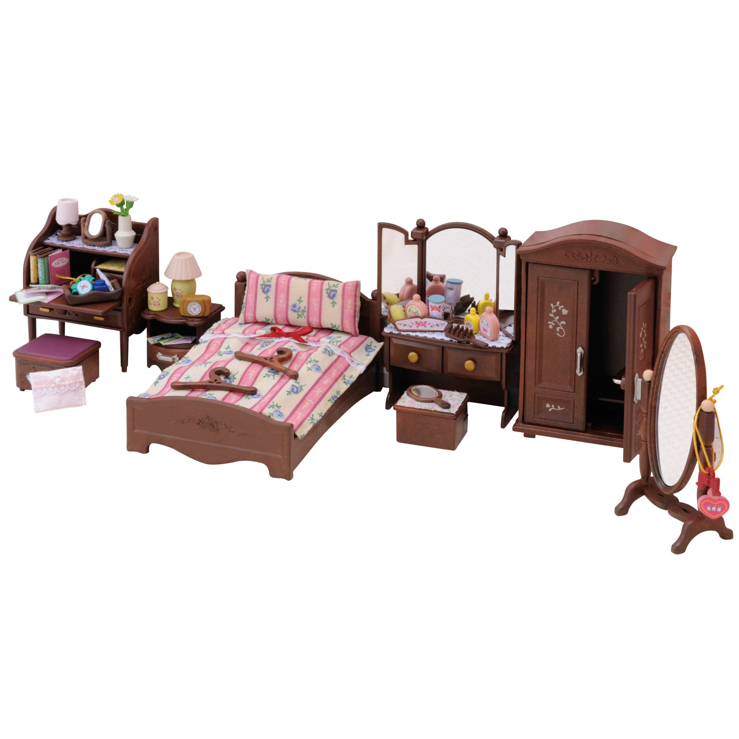 sylvanian families master bedroom furniture set
