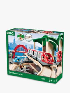 John lewis wooden cheap train set brio compatible