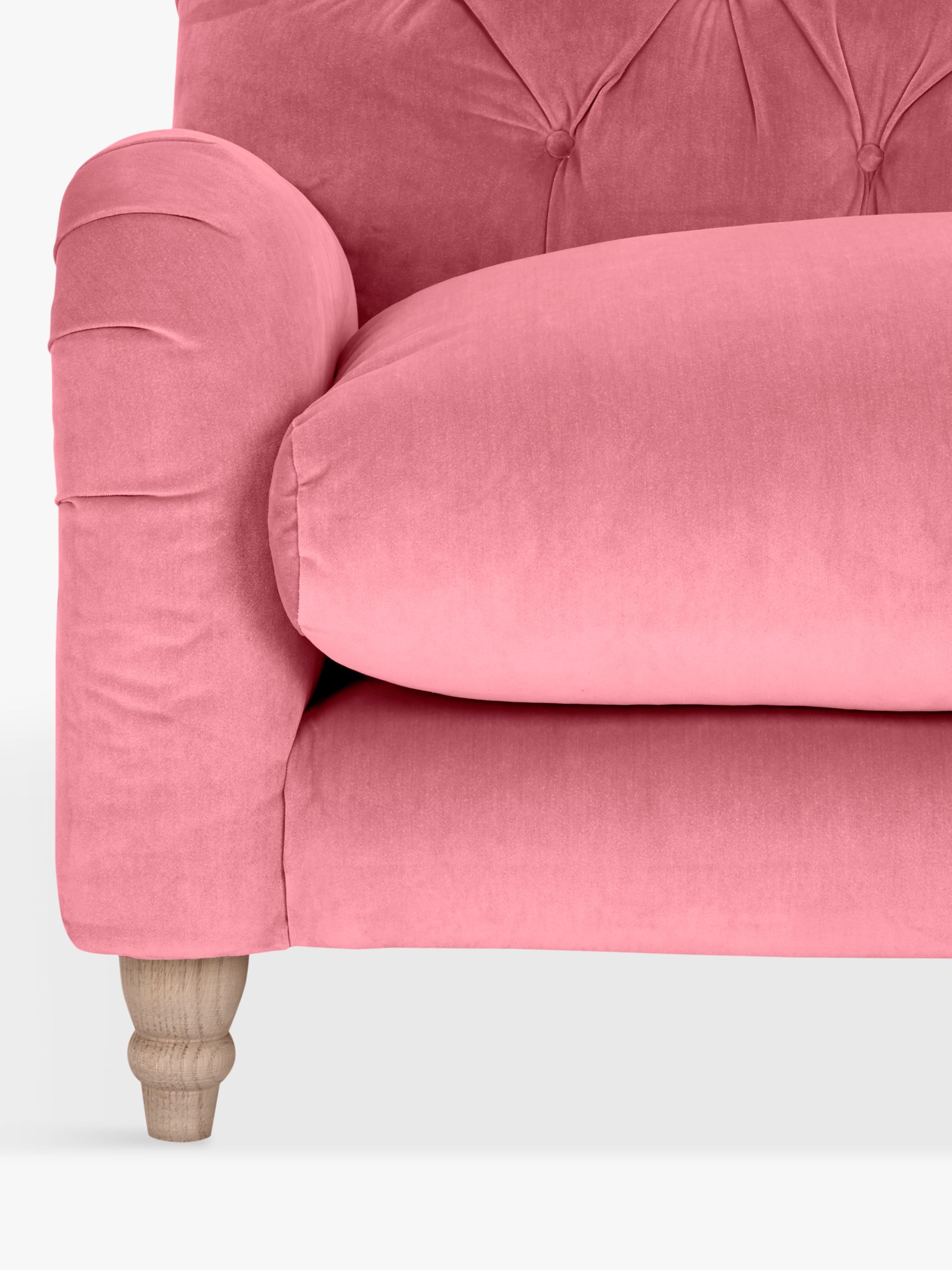 Crumble Large 3 Seater Sofa by Loaf at John Lewis in Dusty Rose Clever