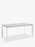 John Lewis & Partners Tropez 6 Seater Glass Top Dining Table