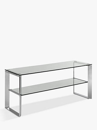 John Lewis & Partners Tropez Glass TV Stand For TVs up to 60"