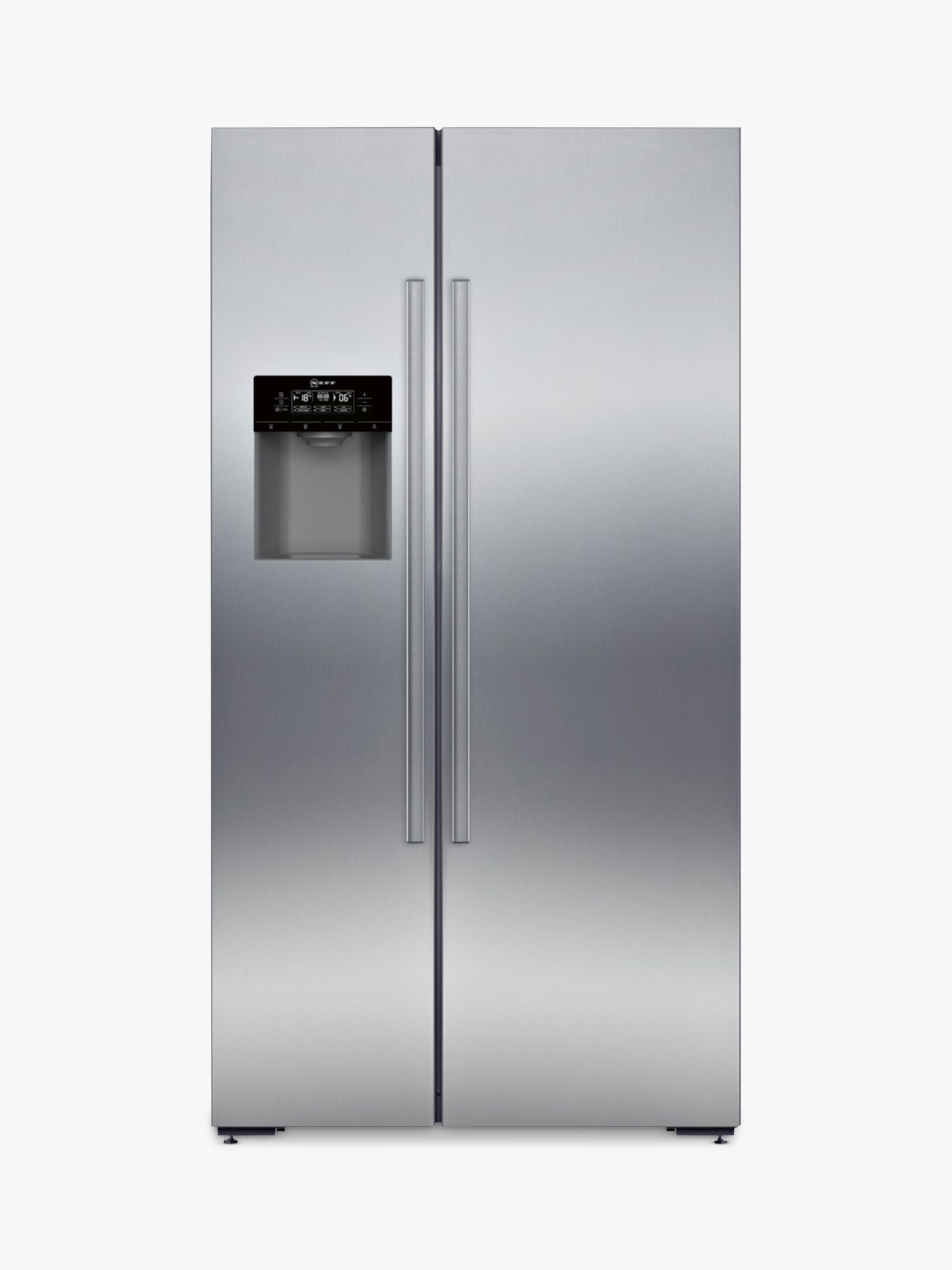 Neff KA3923I20G American Style Fridge Freezer, A+ Energy Rating, 90cm Wide, Stainless Steel