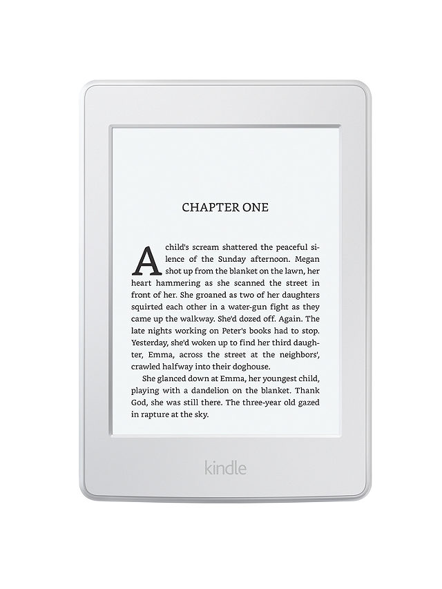 Amazon Kindle Paperwhite eReader, 6"High Resolution Illuminated Touch Screen, Wi-Fi, White