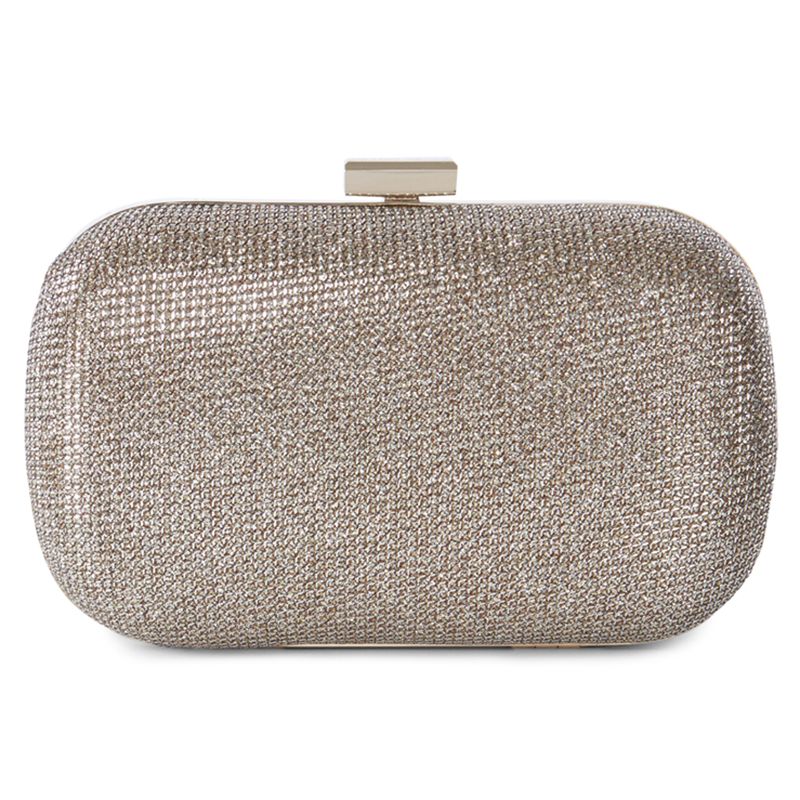 karen millen gold clutch