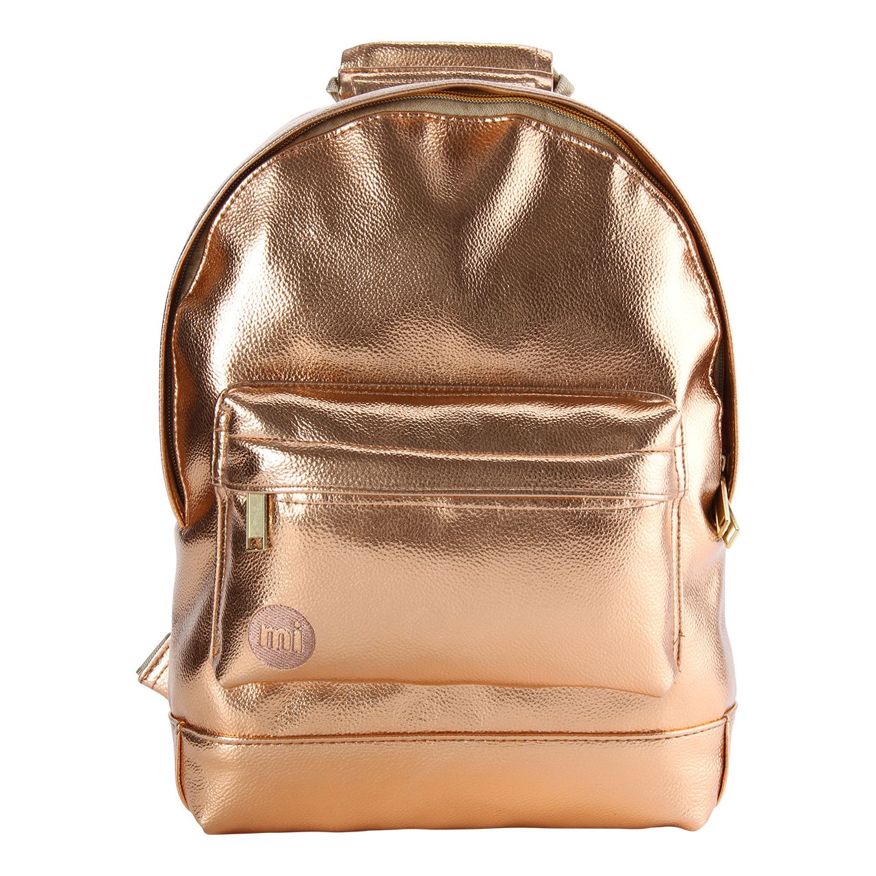 Mi-Pac Gold Metallic Mini Backpack, Rose Gold at John ...