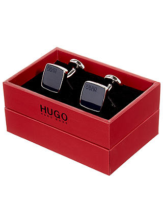 HUGO by Hugo Boss E-Stain Square Cufflinks, Navy
