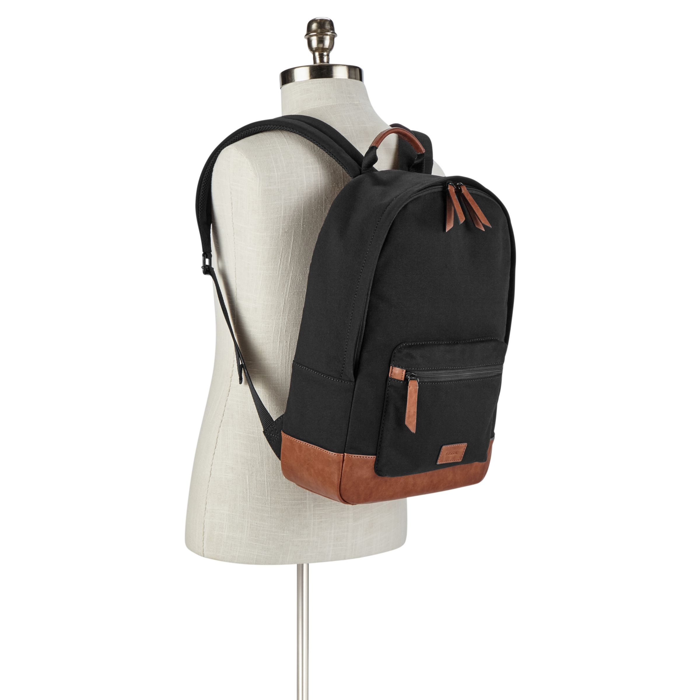 fossil estate backpack black