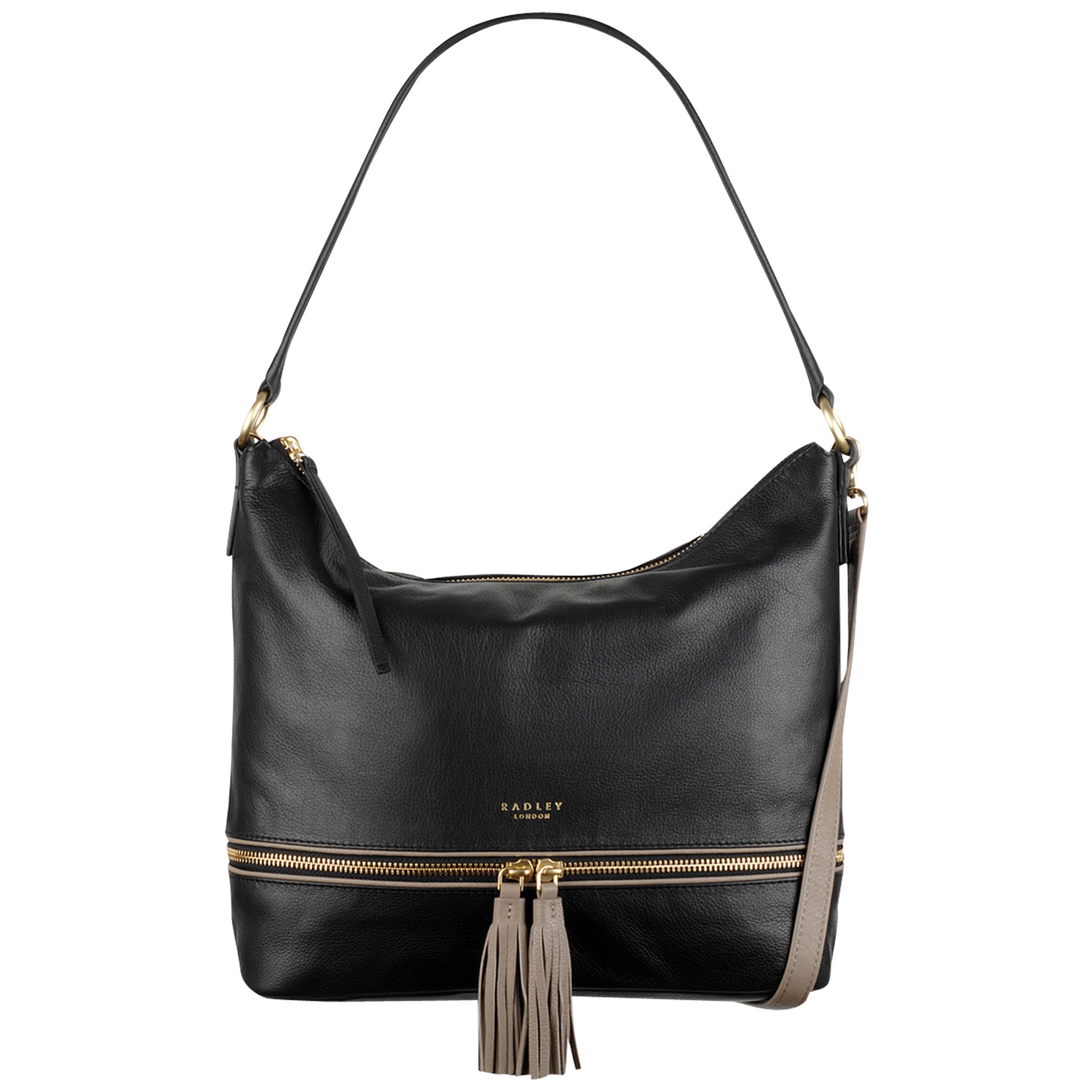 small black shoulder handbag