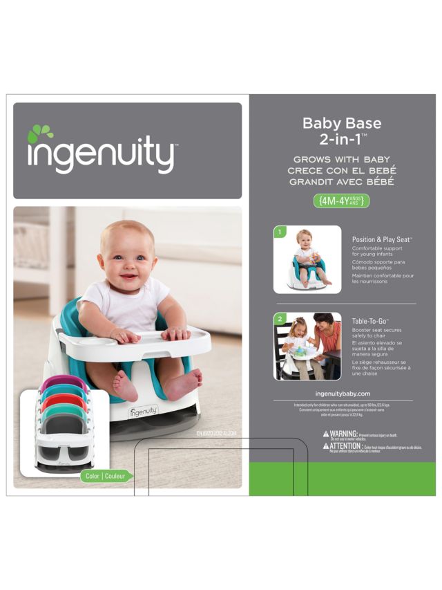 Rent Baby Gear INCLUDING Ingenuity Baby Base 2-in-1 Booster Feeding and  Floor Seat