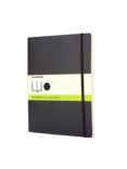 Moleskine Extra Large Soft Cover Plain Notebook, Black