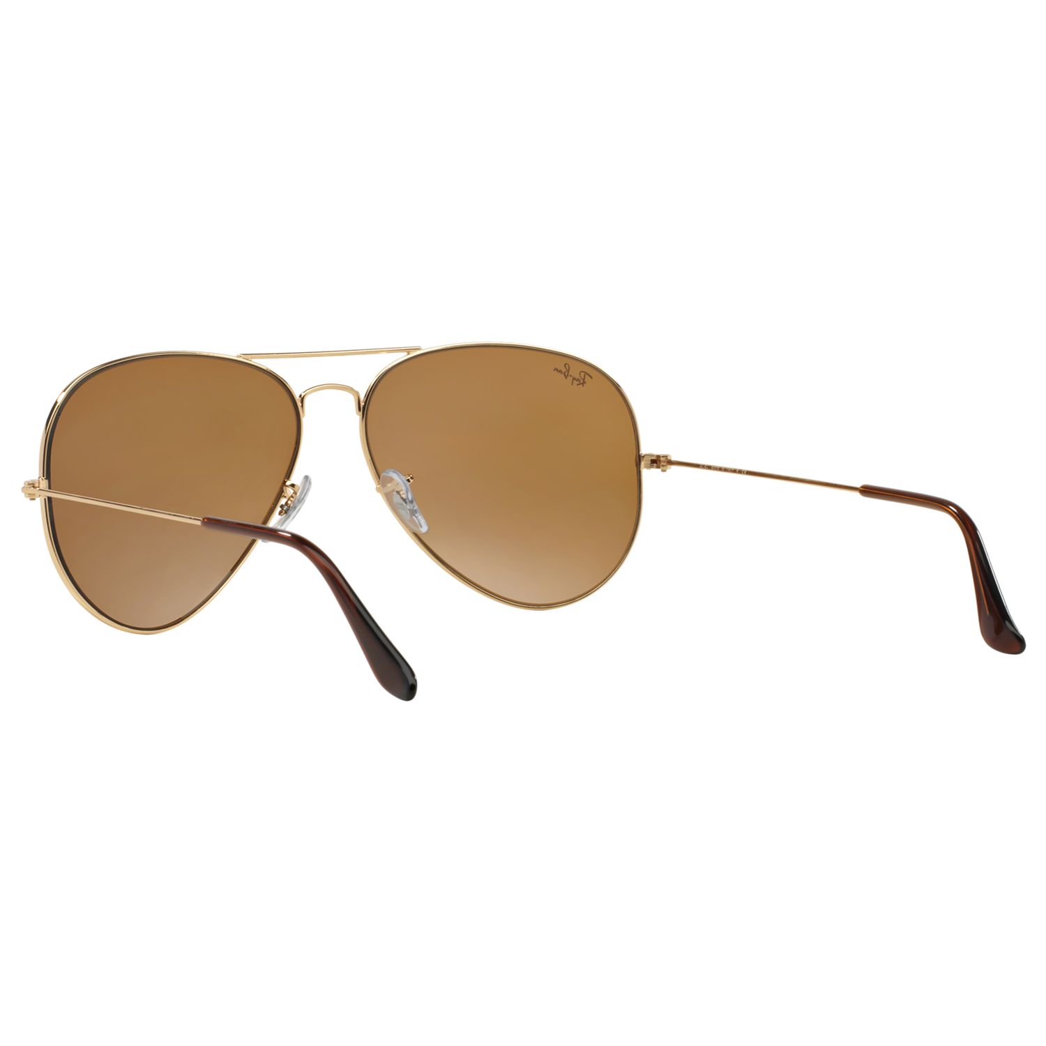 Ray-Ban RB3025 Aviator Sunglasses, Gold/Brown