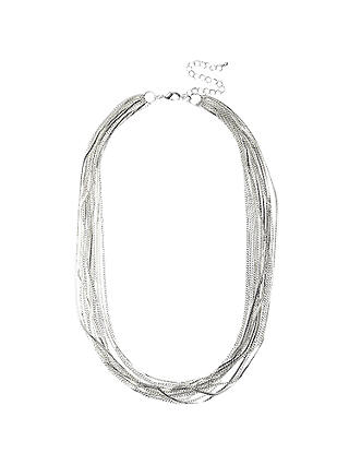 Adele Marie Multi Row Fine Chain Necklace